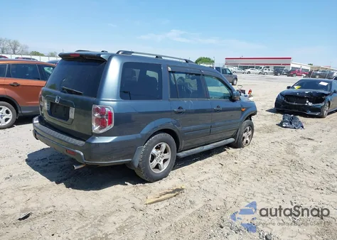 2006 Honda Pilot Ex-L из США, поврежденный, VIN 5FNYF28636B016418